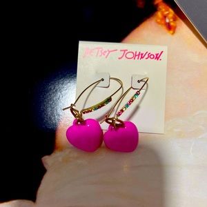 Luxury earrings. 2 Betsey Johnson + 1 Etereo